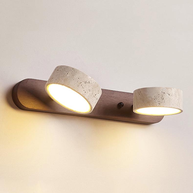 Travertine LED Mirror Wall Light
