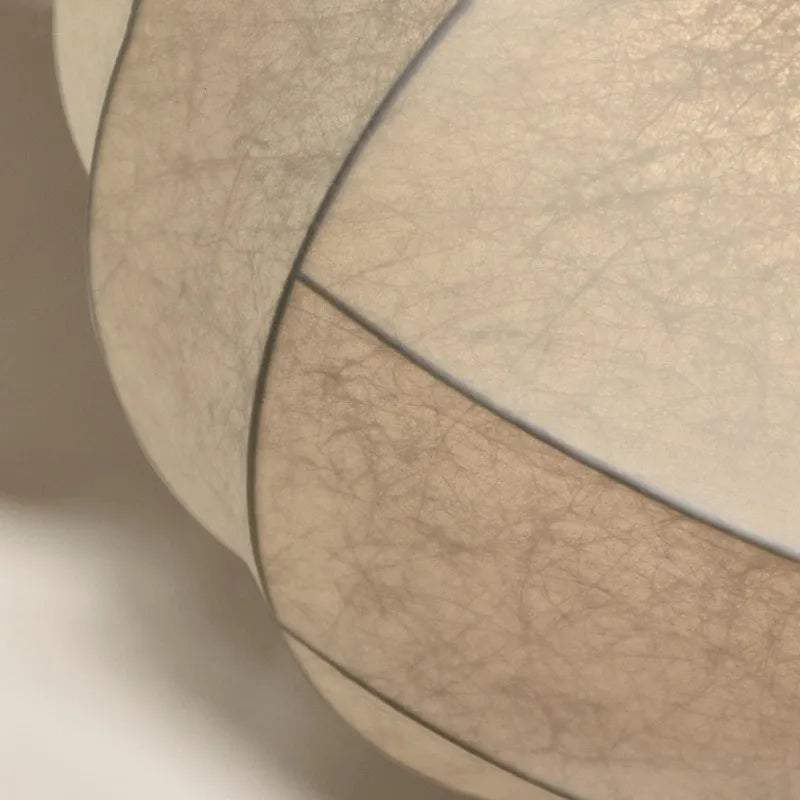 Wabi Sabi Silk Ball Japandi Pendant Light