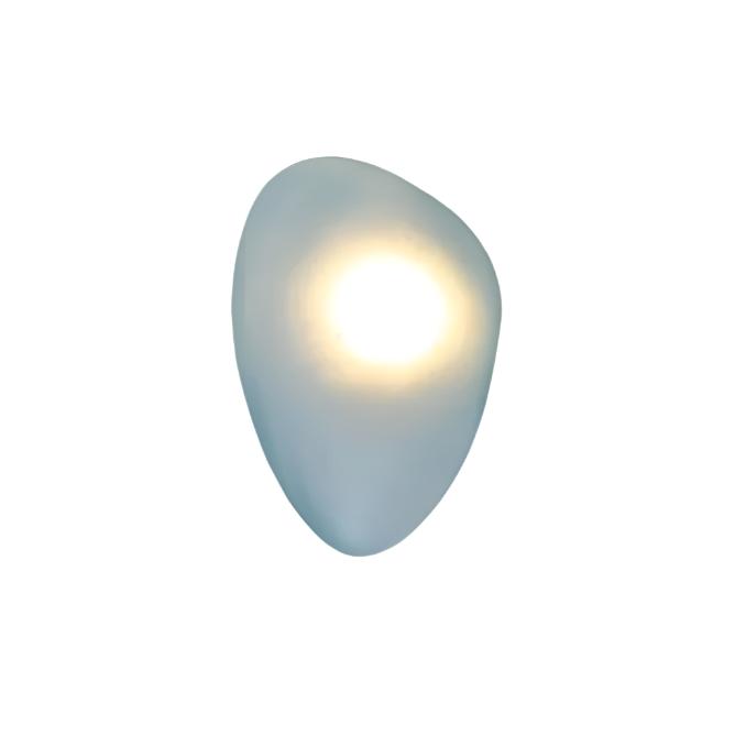 Stained Cobblestone Shape Glass Wall Light