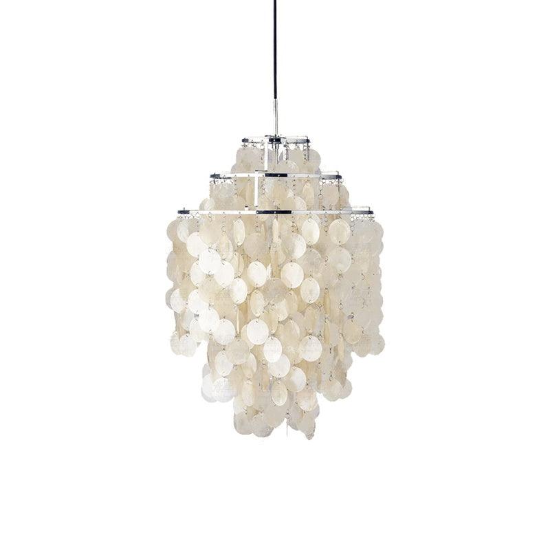 Maris Italian Vintage Natural Seashell Pendant Light