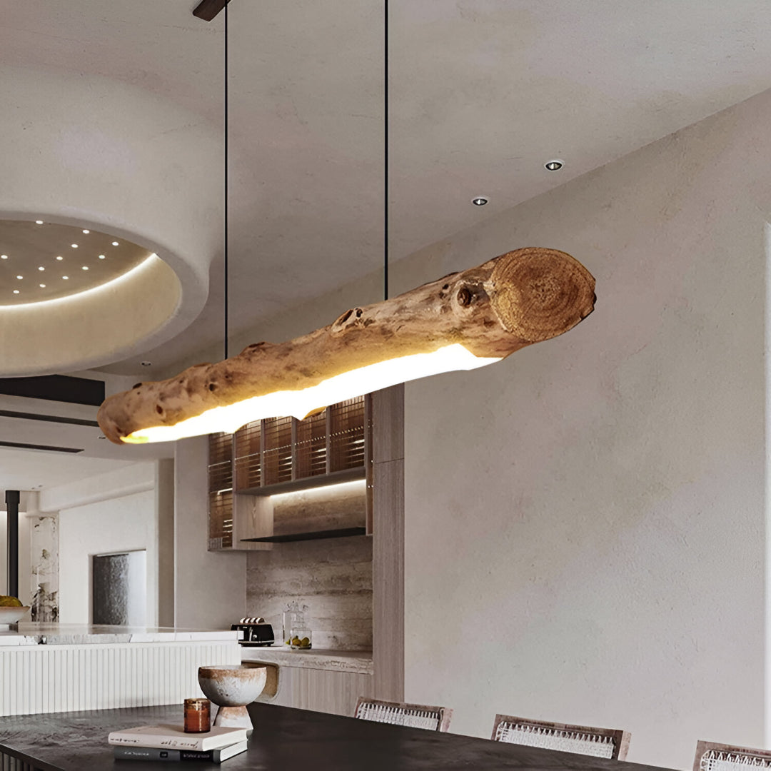 Wabi-Sabi Japanese Retro Wooden Chandelier