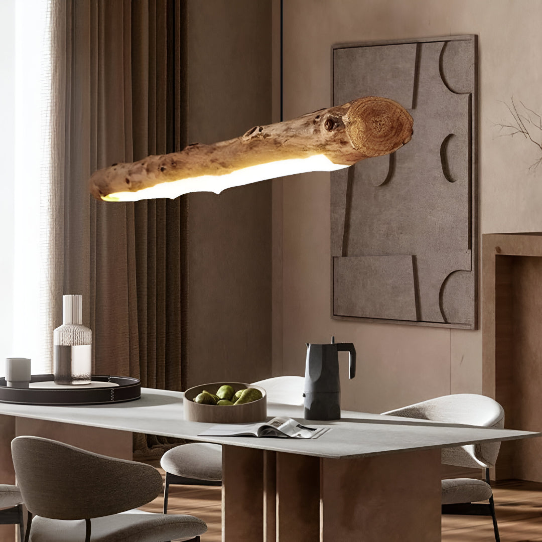 Wabi-Sabi Japanese Retro Wooden Chandelier