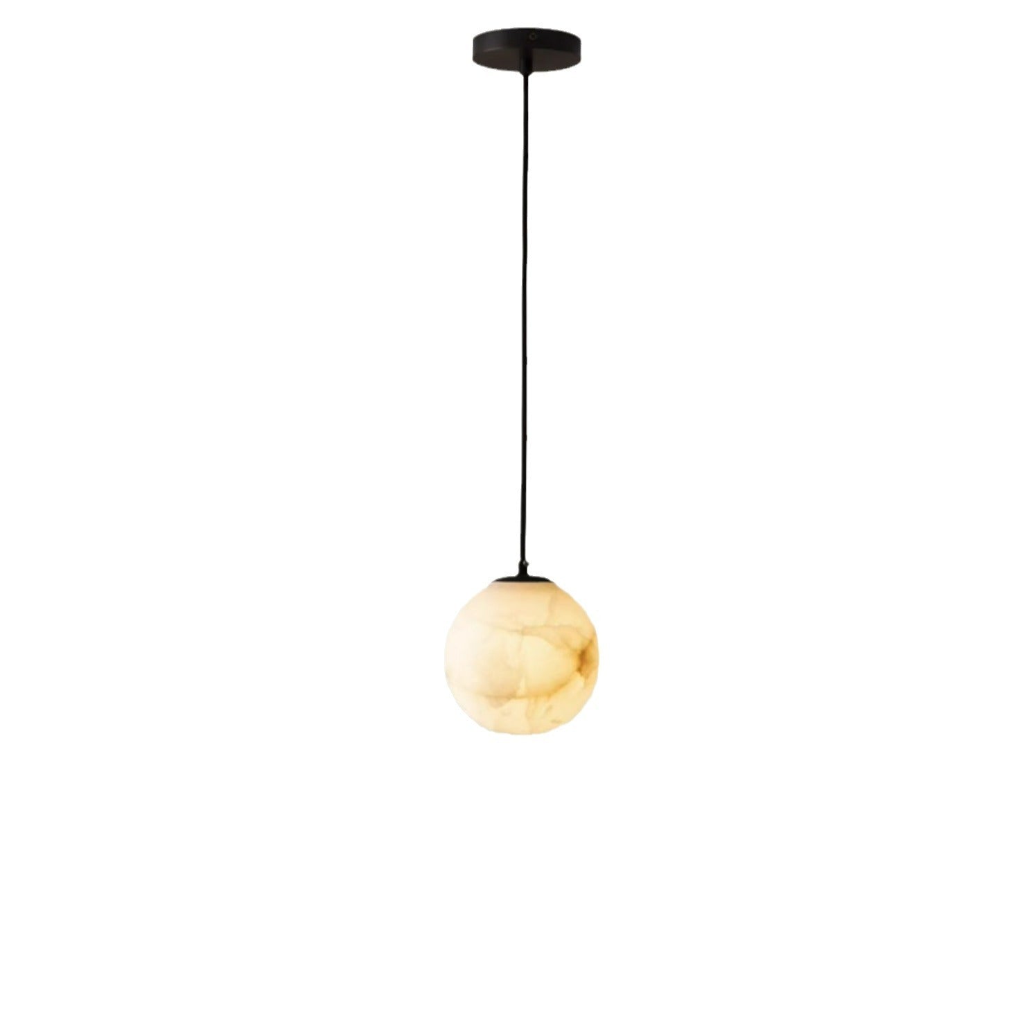 ALABASTER STONE ORB PENDANT