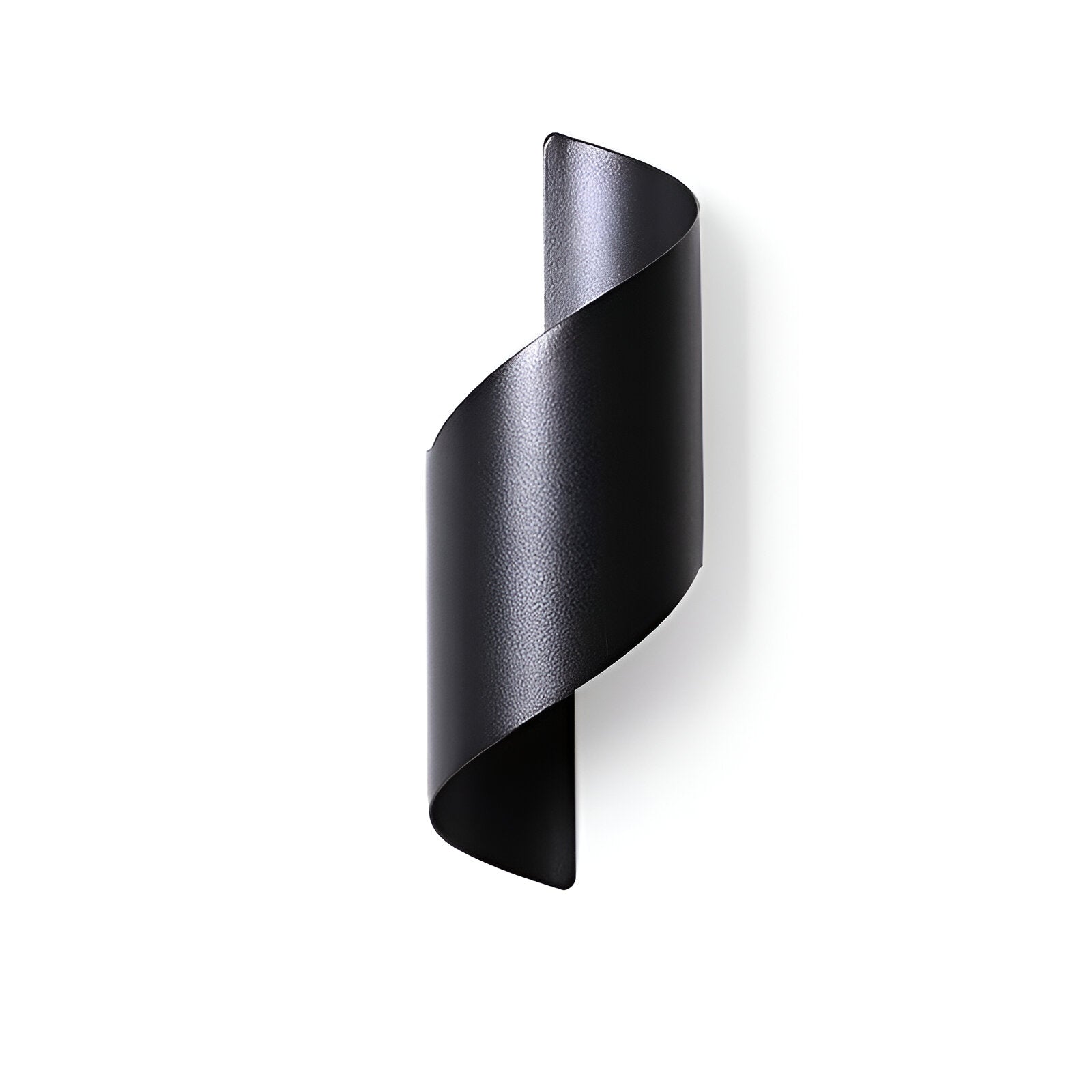 BLACK SPIRAL WALL LAMP