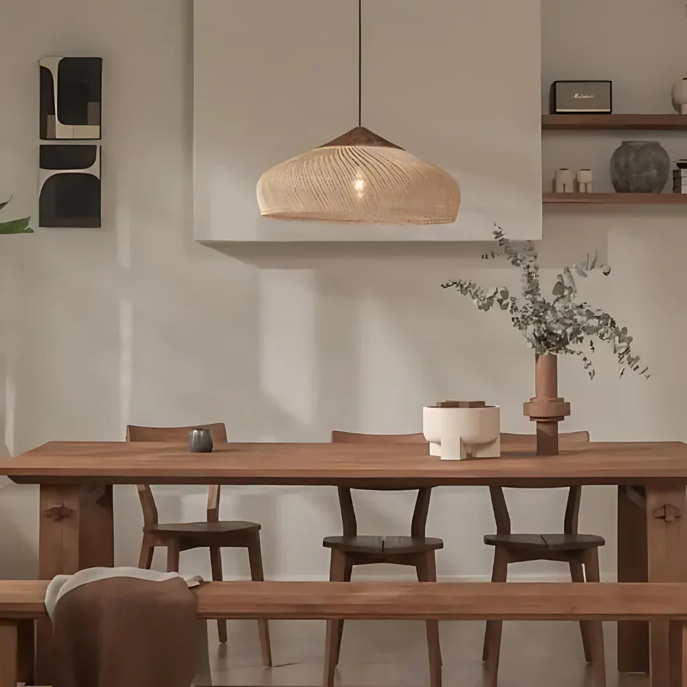 Retro Bohemian Rattan Pendant Light