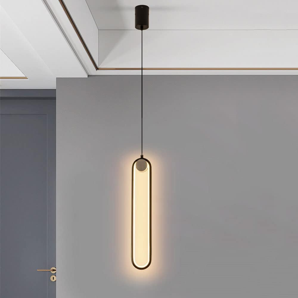 BRASS OVAL LOOP PENDANT