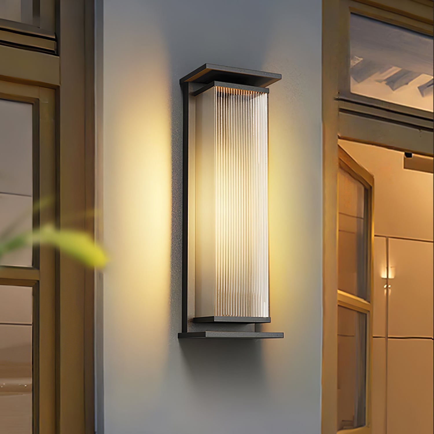 Rectangular Box Outdoor Wall Light