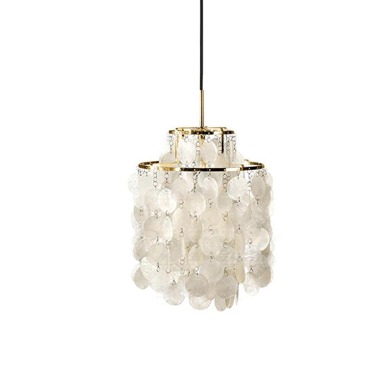 Maris Italian Vintage Natural Seashell Pendant Light