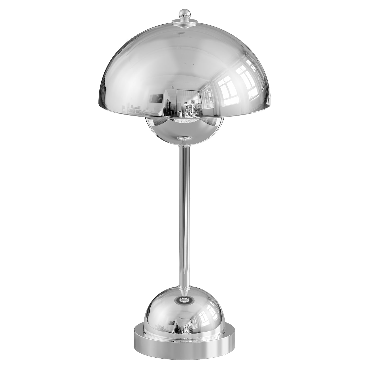 CHROME DOME TABLE LAMP
