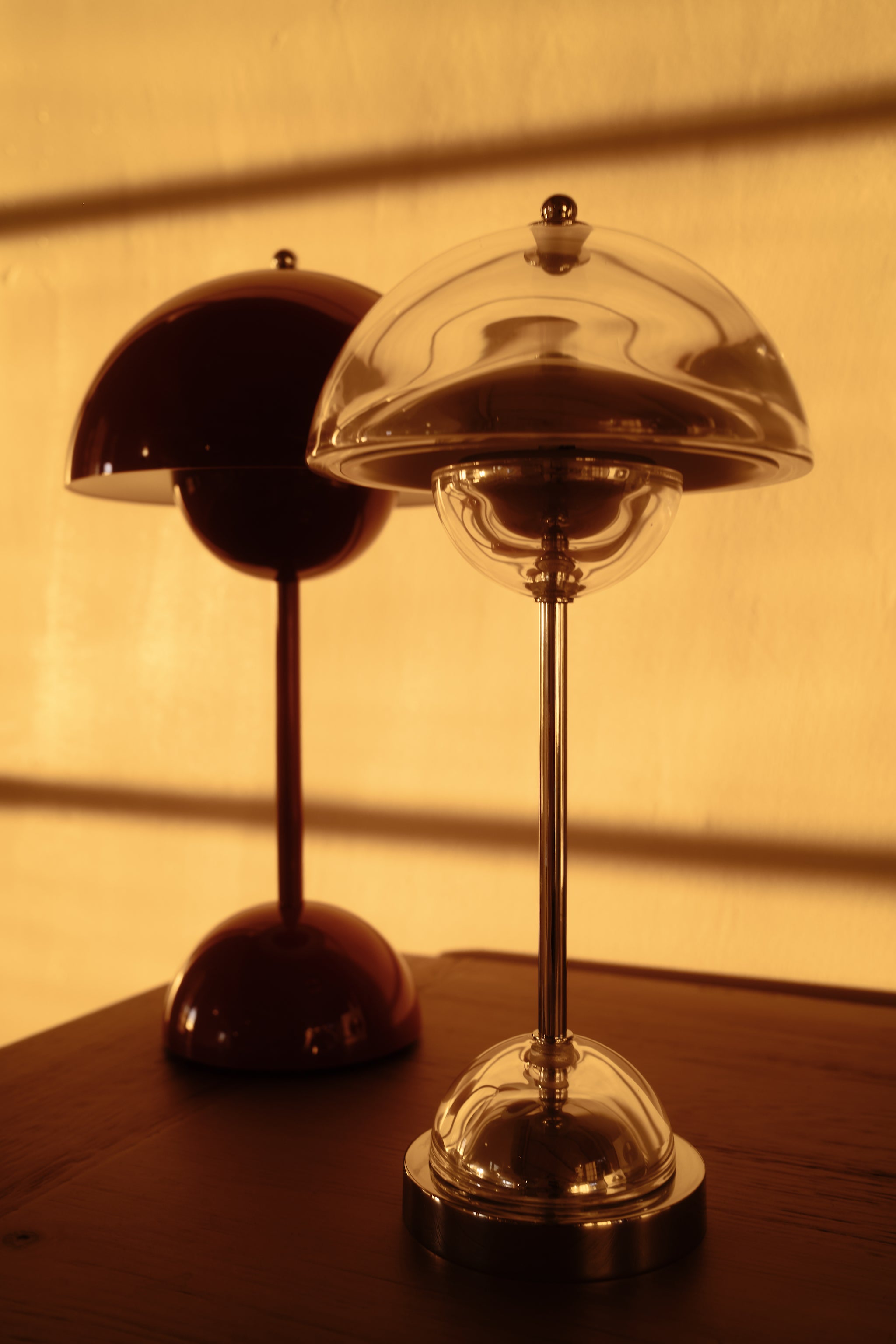 CHROME DOME TABLE LAMP