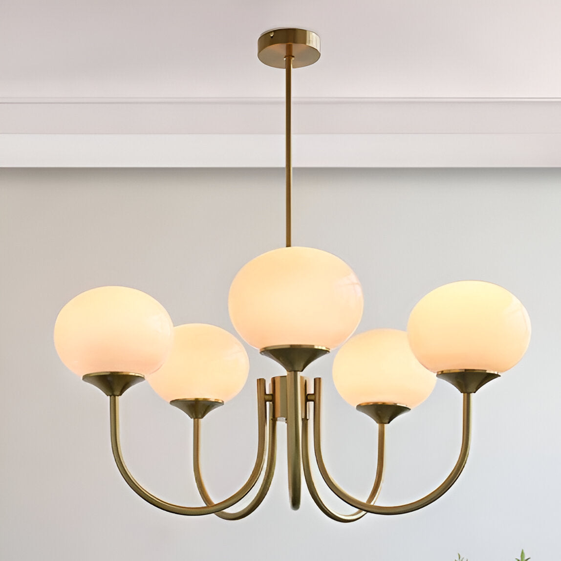 Marshmallow Modern Glass Chandelier