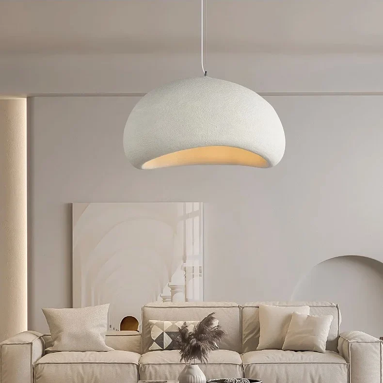 Nordic Wabi Sabi Fiberglass Pendant Light