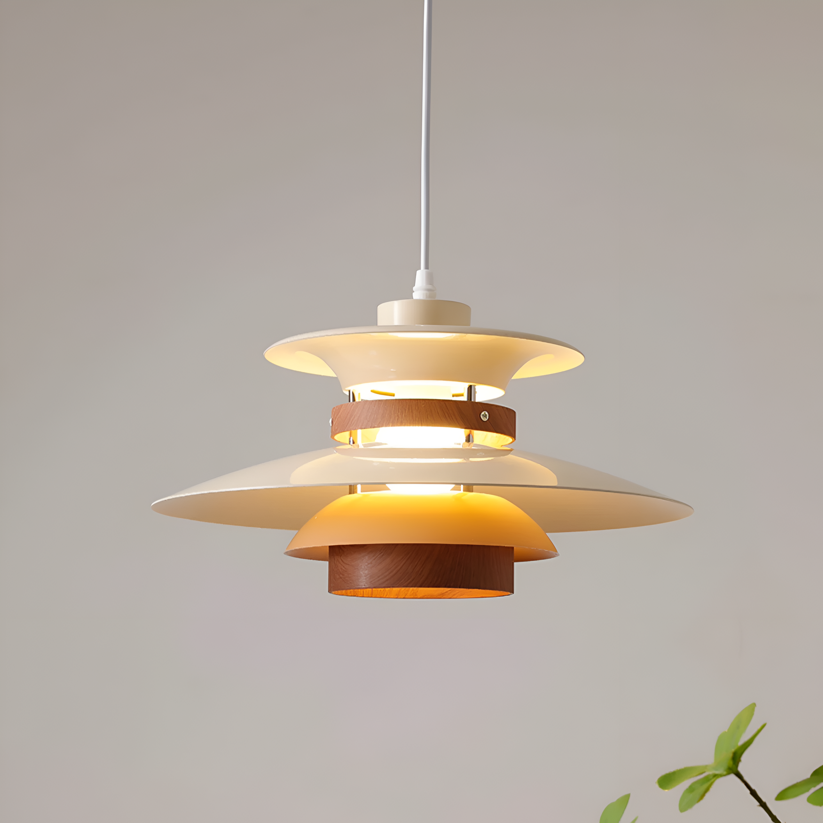 Aurora of Stillness Nordic Iron Pendant Light