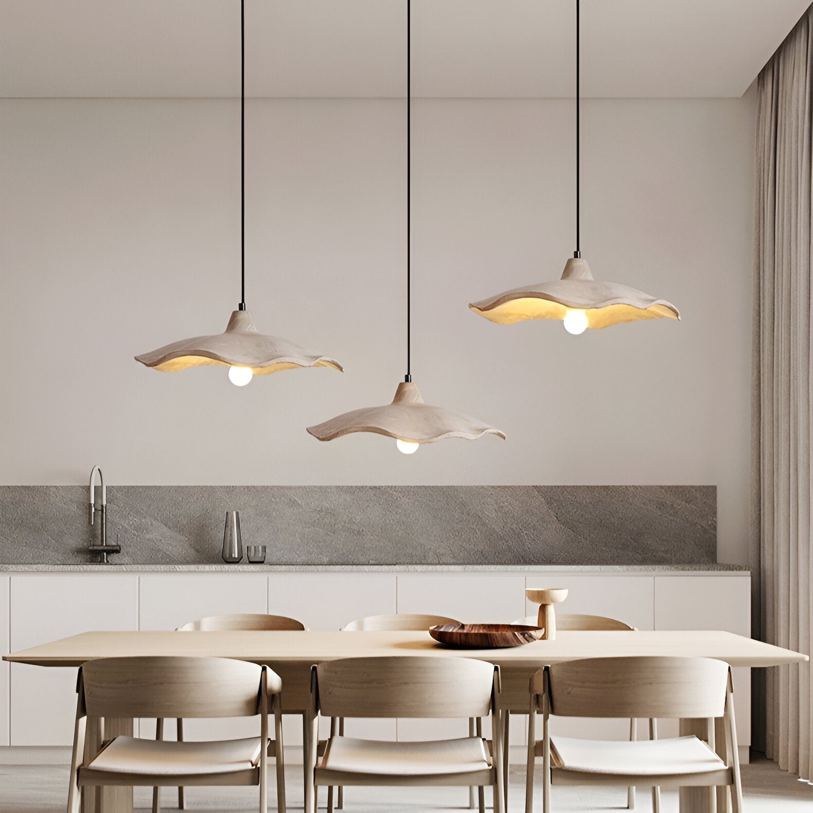 DRAPED CEMENT PENDANT