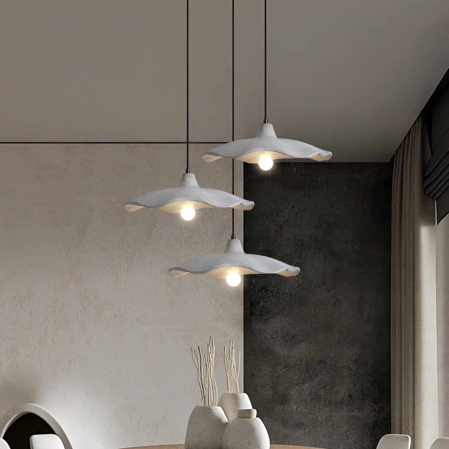 DRAPED CEMENT PENDANT