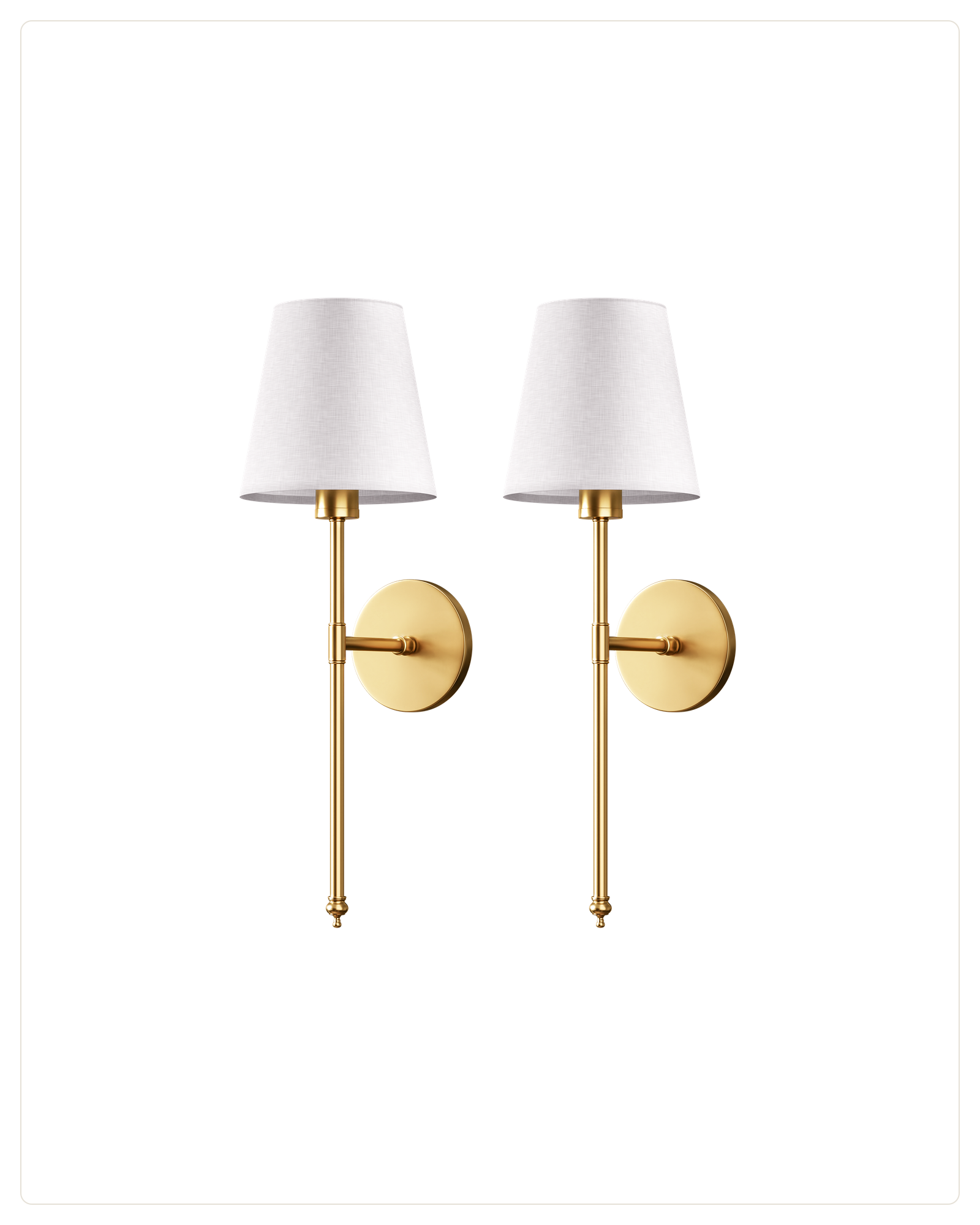 Elegant Wireless Wall Sconces clean white hero image
