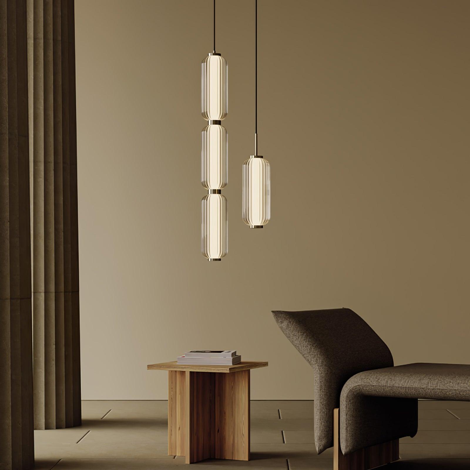 ELMA PLEATED LANTERN PENDANT