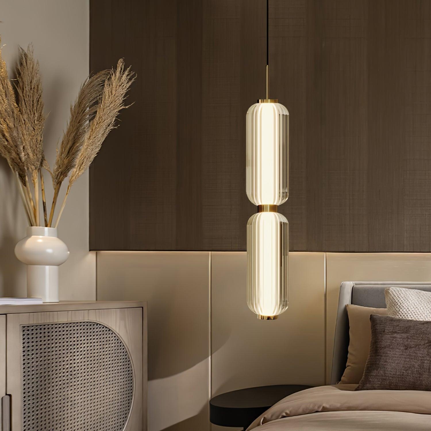 ELMA PLEATED LANTERN PENDANT