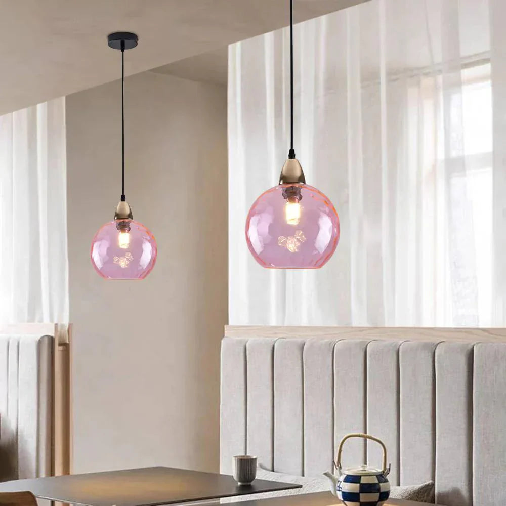 EMERALD GLASS GLOBE LAMP
