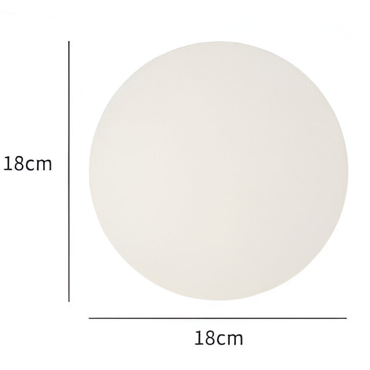 FROSTED GLOBE WALL LAMP
