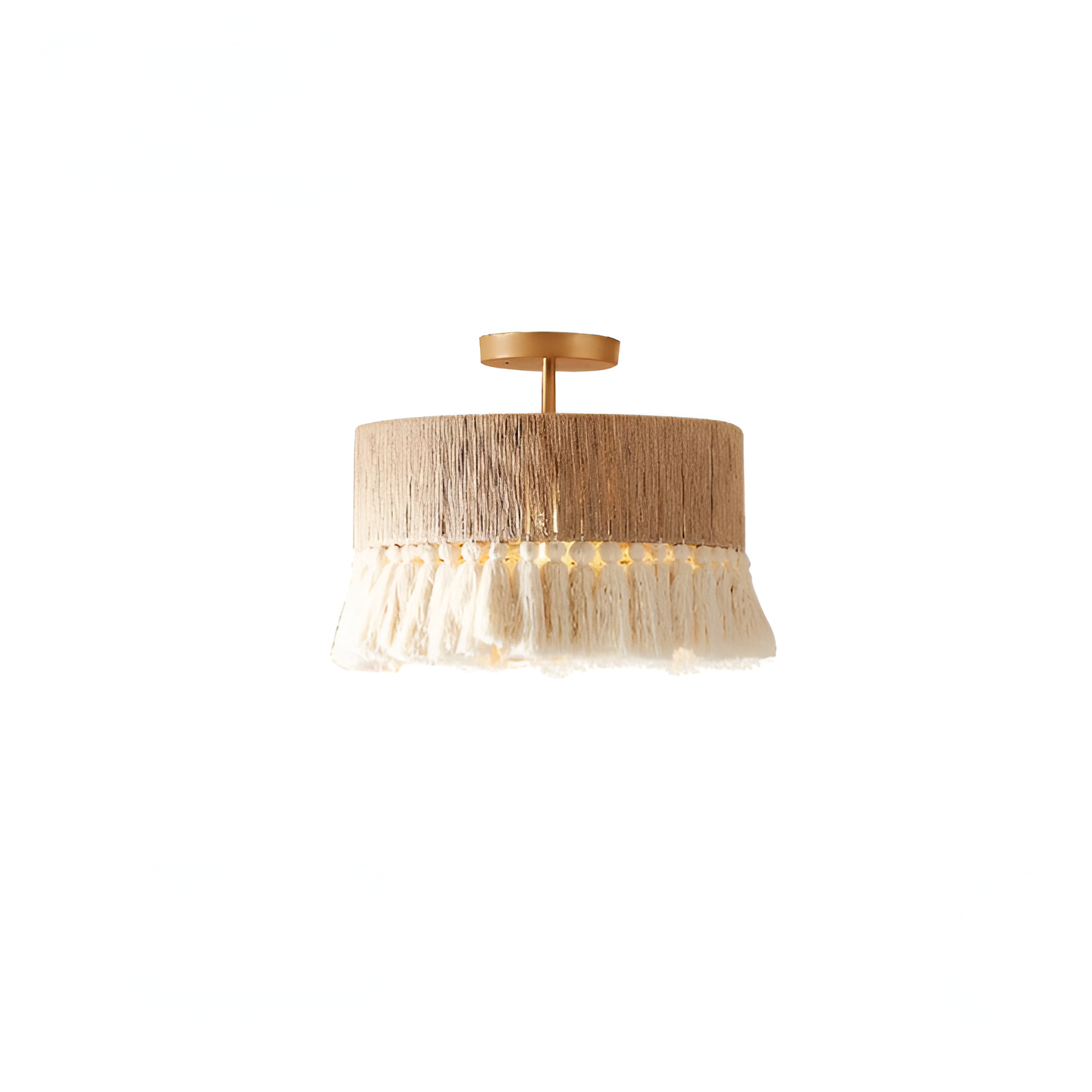 Bohemian Vintage Hemp Rope Tassel Chandelier