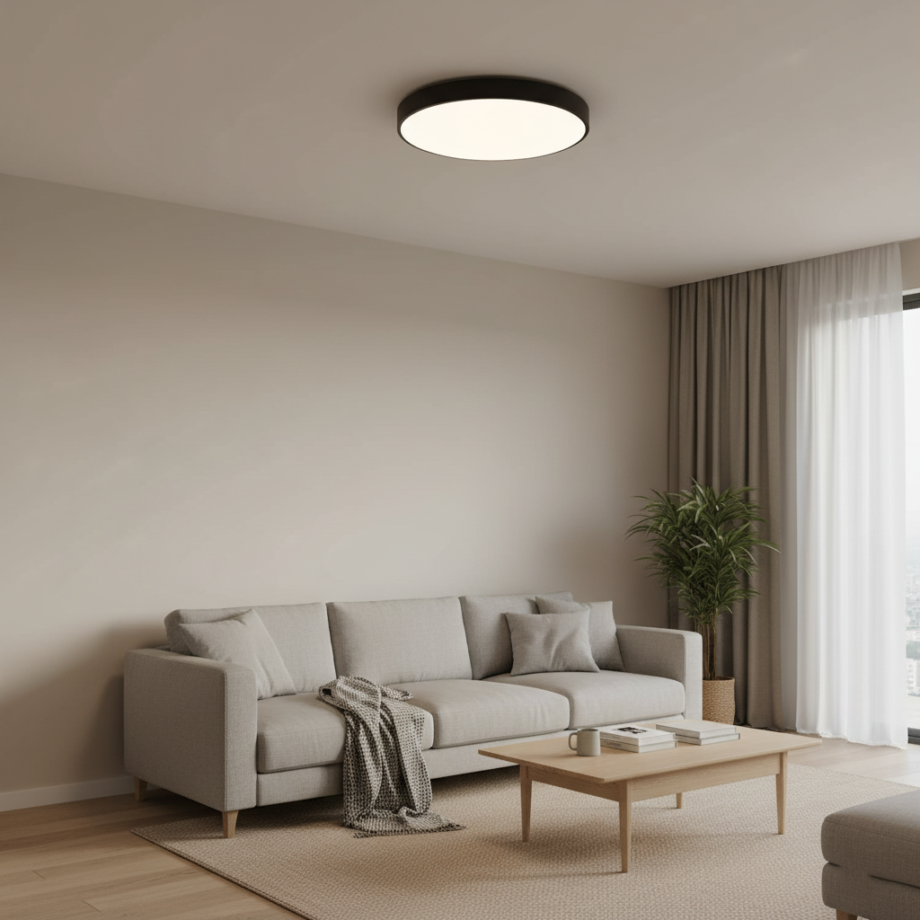 Nordic Macaron Round LED Ceiling Light