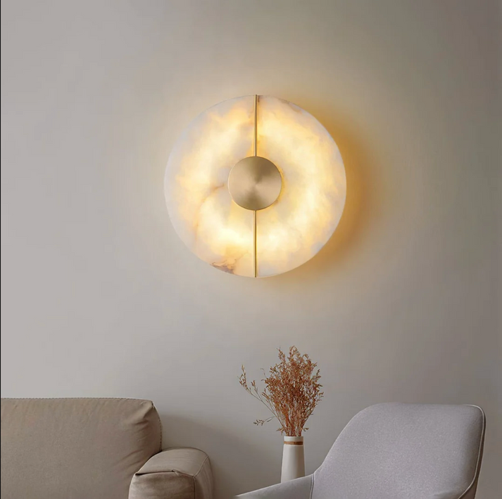 MARBLE ECLIPSE WALL LAMP