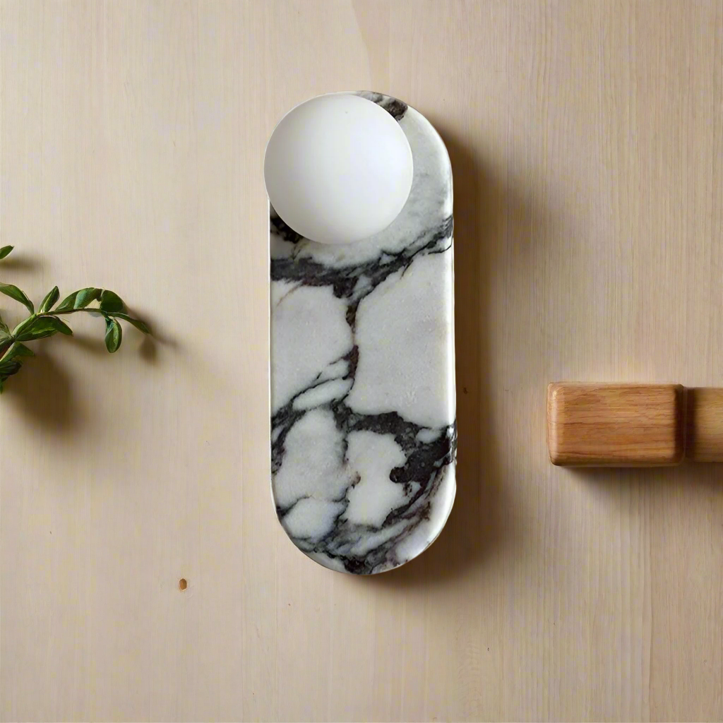 MARBLE PILL WALL LAMP