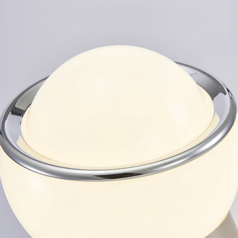 RETRO ORANGE ORB TABLE LAMP