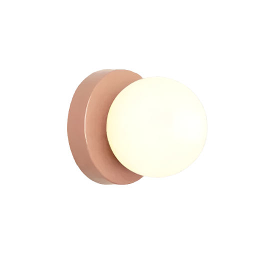 Nordic Rounded Minimalist LED Iron Wall Light