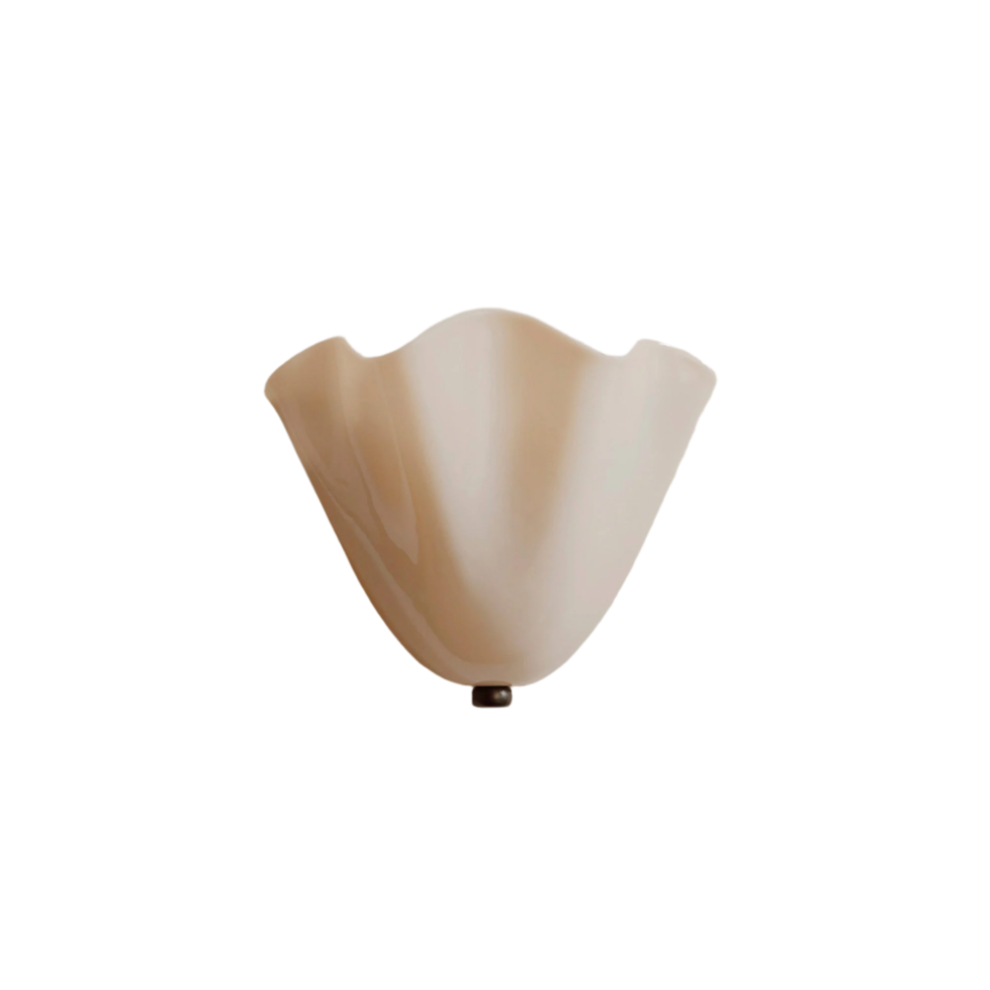 Skirt Series Retro Colored Glass Skirt Shell Wall Light