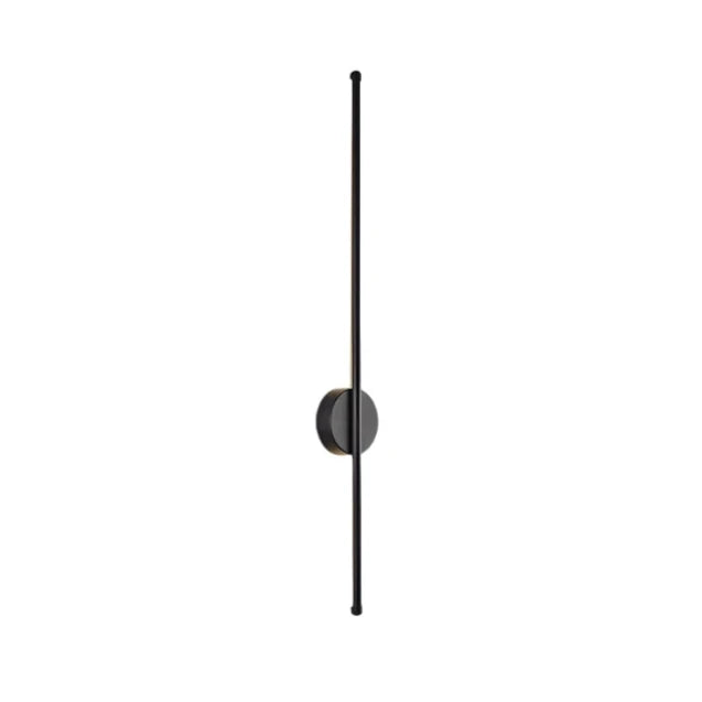 SLIM BLACK BAR WALL LAMP