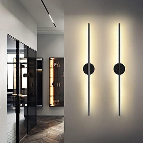 SLIM BLACK BAR WALL LAMP
