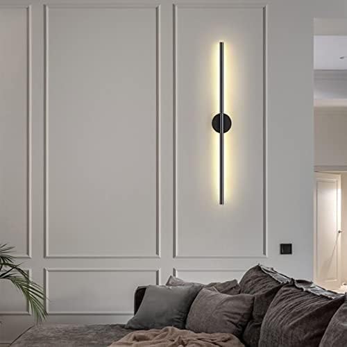 SLIM BLACK BAR WALL LAMP