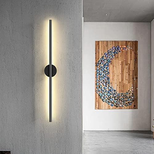 SLIM BLACK BAR WALL LAMP