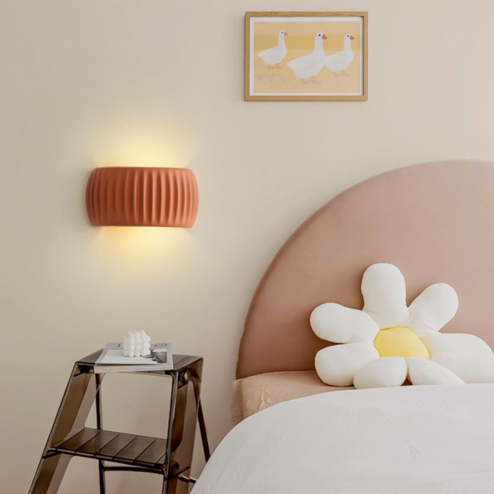 The Sun of Art Deco Resin Wall Light