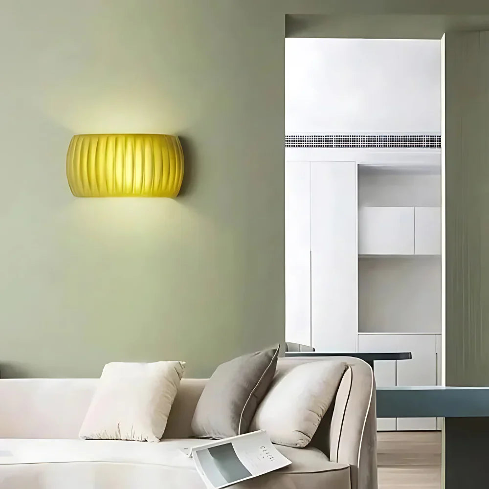 The Sun of Art Deco Resin Wall Light