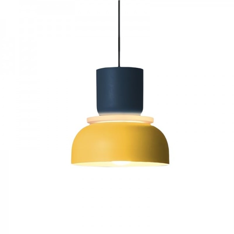 TWO-TONE STACKED BOWL PENDANT