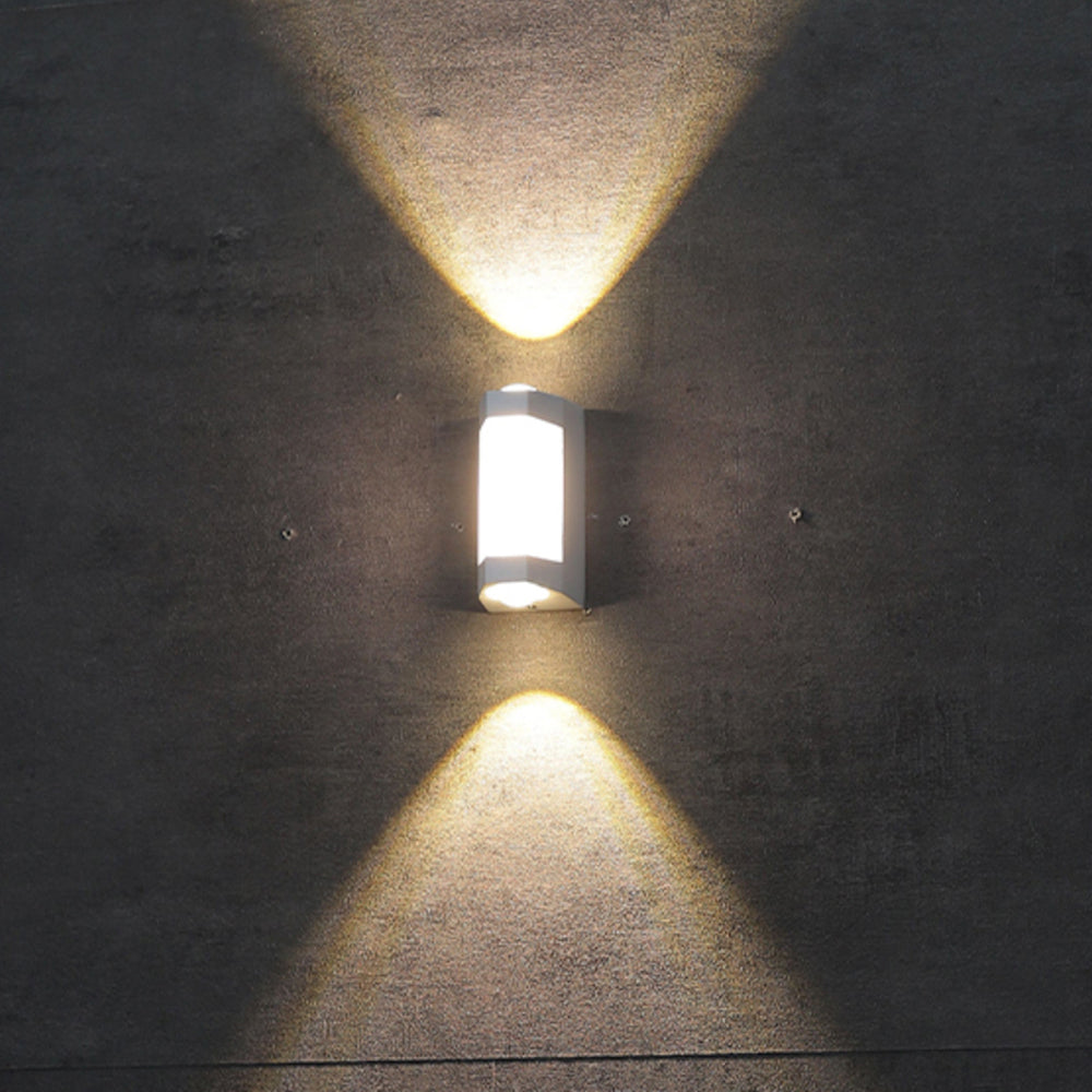 Nordic Up Down Acrylic Waterproof Minimalist Outdoor Wall Light