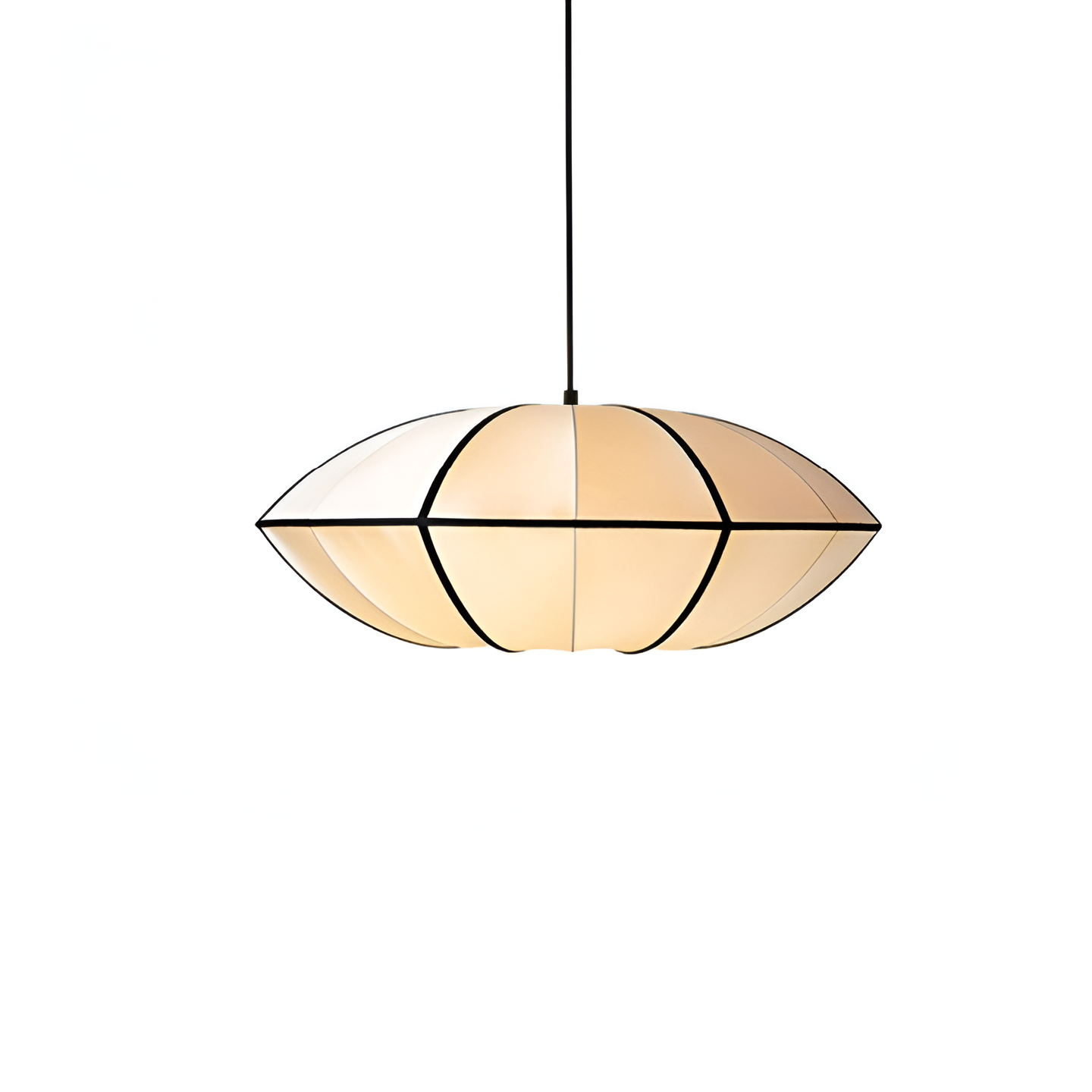 VEIL PLEATED SAUCER PENDANT