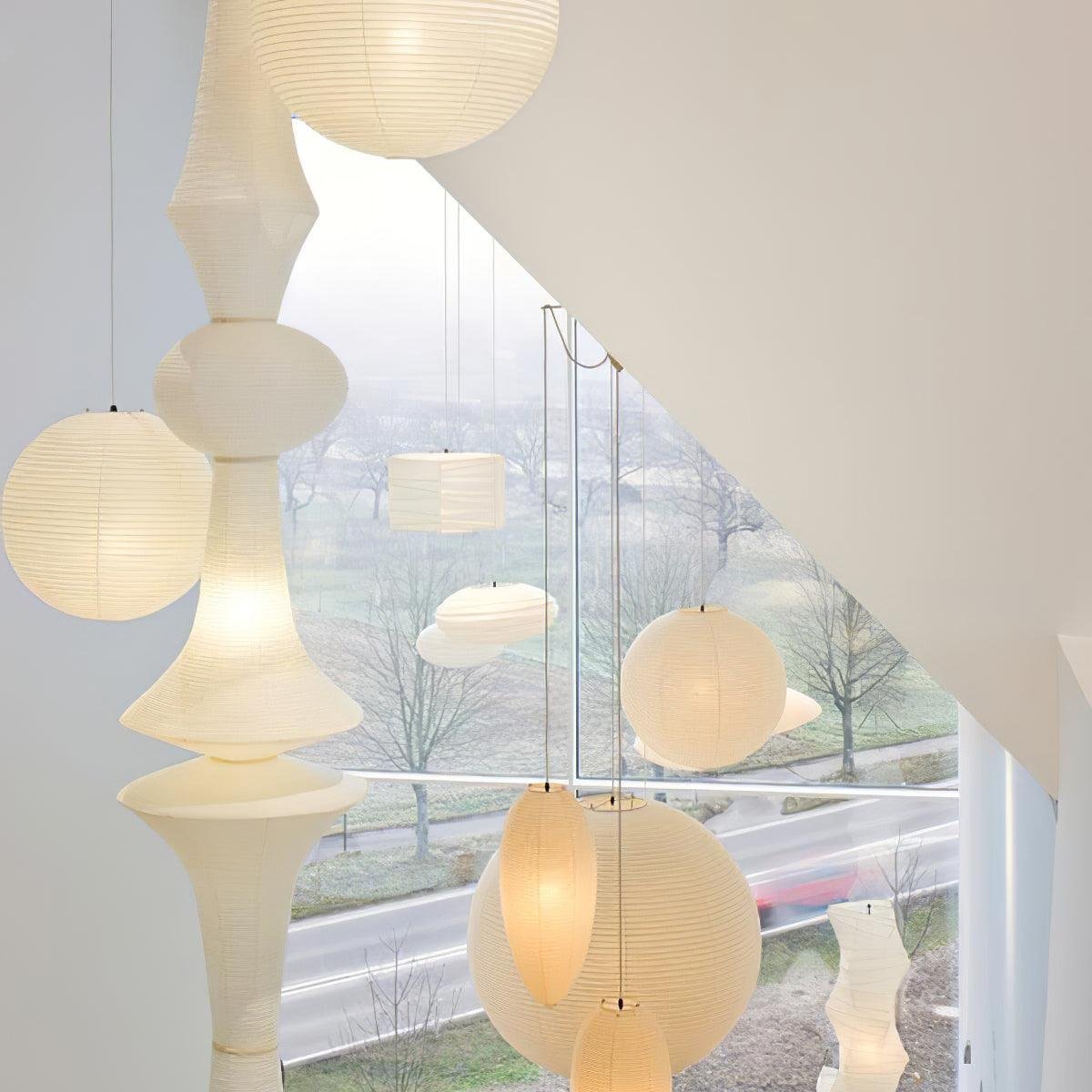 WASHI PAPER GLOBE PENDANT