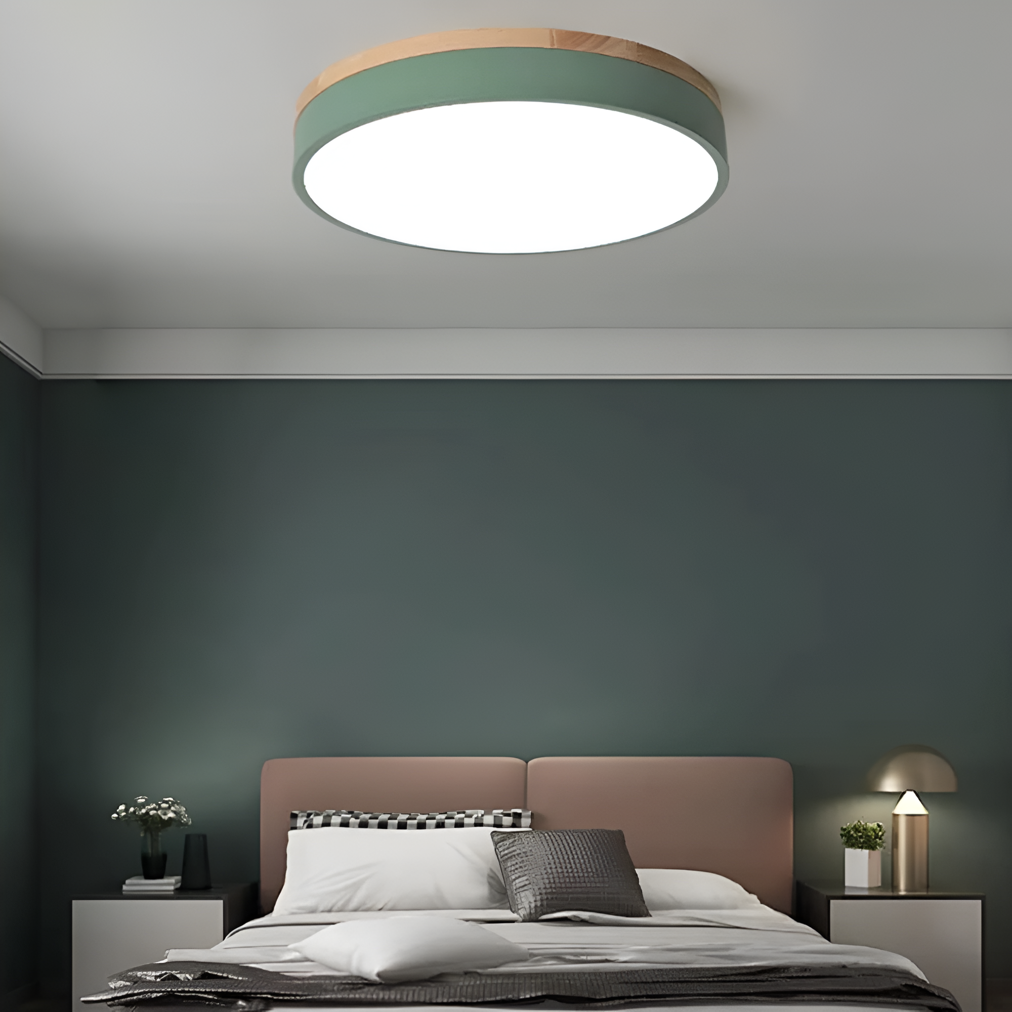 WOOD BAND CEILING LAMP