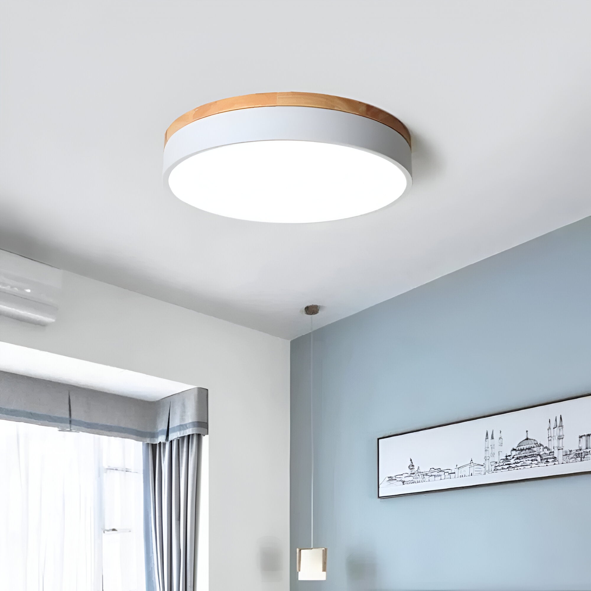 WOOD BAND CEILING LAMP